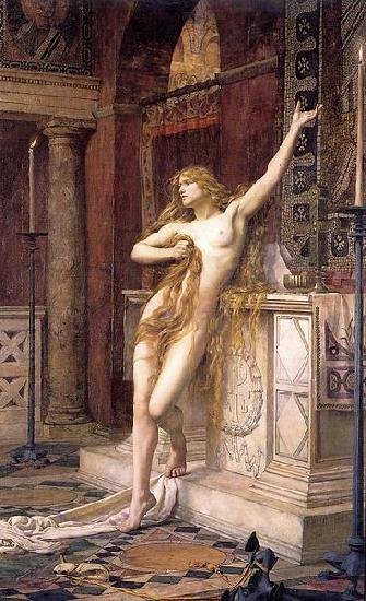 Charles William Mitchell Hypatia oil painting image